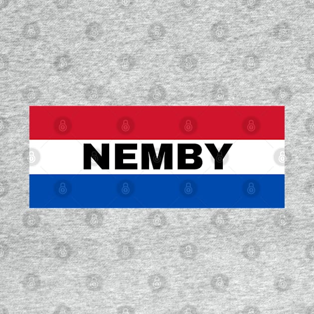 Nemby City in Paraguay Flag Colors by aybe7elf